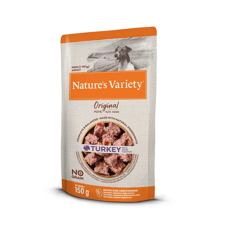 Nature's Variety Dog Original Pate Mini Adult Turkey