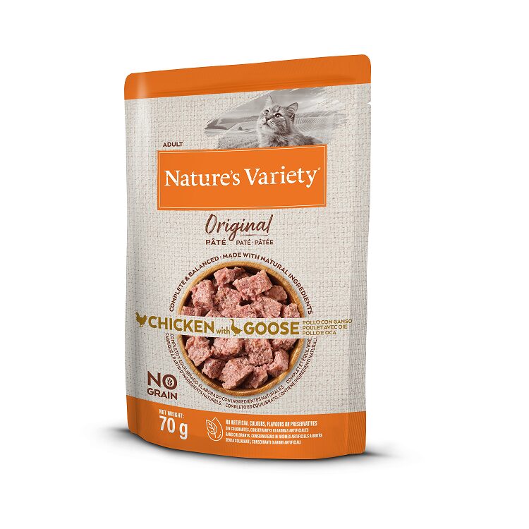Nature's Variety Pate Cat Original Chicken with Goose
