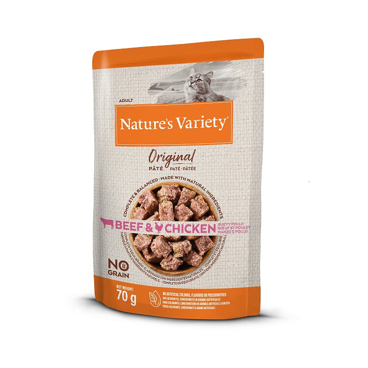 Nature's Variety Pate Cat Original Beef and Chicken