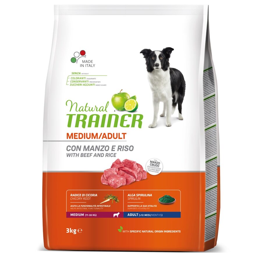 Natural Trainer Medium Adult with Beef